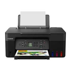 Canon PIXMA G3470 Wireless Colour 3-in-1 Refillable MegaTank Printer, A4 Print, Copy, Scan, U to 11 ipm Fast Print Speeds, 1.3” LCD Display, 100 Sheet Capacty, Wi-Fi Connect, Mac/Win, Black