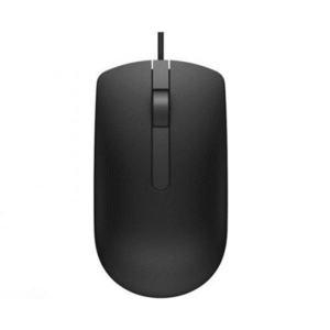 Dell MS116 Wired Optical Mouse, 1000DPI, LED Tracking, Scrolling Wheel, Plug and Play ,BLACK