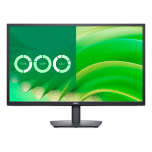 Dell E2725H Monitor, 27" VA Display, Full HD Resolution, 75Hz Refresh Rate, 5ms (GtG) Response Time, 16.7 Million Color Support, Eye Comfort Technology, Cable Lock Slot, Black