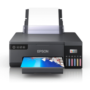 EPSON EcoTank L8050 High Volume 6 Colour A4 Photo Printer, Print 10x15cm Borderless Photos, 5.760 x 1.440 DPI Resolution, 22 ppm Print Speed, Black