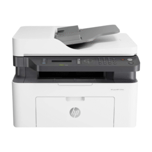 HP MFP 137fnw Multifunction Laser Printer, Print/Copy/Scan, 20ppm Printing Speed, Ethernet Interface, 150 Sheets Input Capacity, ‎128 MB RAM Size, White