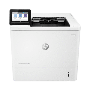 HP M611dn LaserJet Enterprise Monochrome Printer, Up to 65ppm Print Speed, 1200x1200 Dpi Resolution, Auto Duplex Printing, 100 Sheets Multipurpose Feeder, White