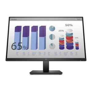 HP P24Q G4 Monitor, 23.8" QHD 2560 x 1440 IPS Display, 60Hz Refresh Rate, 5ms (GtG) Response Time, 16 9 Aspect Ratio, VESA Mountable, HDMI / VGA Display Input, Black