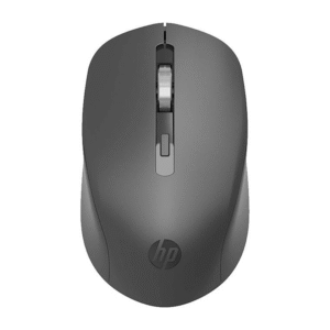 HP S1000 Plus Wireless USB Mouse, 2.4GHz Wireless Dongle, Up to 1600 DPI, Optical Sensor, Ambidextrous Design, Silent Clicks, Black