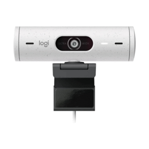 Logitech Brio 500 Full HD 1080p Webcam, Auto Light Correction, Show Mode, Dual Noise Reduction Mics, Webcam Privacy Cover, Works with MS Teams, Google Meet, Zoom, USB-C Cable, Off-White