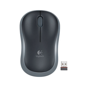 Logitech M185 Wireless Mouse  2.4 GHz with USB Mini Receiver, Optical Tracking, 12-Months Battery Life, Comfortable, Black and Gray