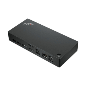 Lenovo ThinkPad Universal USB-C Docking Station, 65W Output Power 2x 3840x2160 @60 Hz Refresh Rate, Gigabit Ethernet, 2xDisplay Ports, 1xHDMI, 4xUSB Ports, Black
