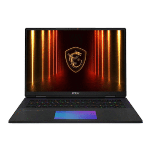 MSI TITAN 18 HX AI A2XWJG 9S7-182421-057 | Intel Core Ultra 9 285HX, 64GB RAM, 4TB SSD, 18" UHD+ Mini LED 120Hz, 24GB NVIDIA RTX 5090, Win 11 Home, Eng-Arab Keyboard, Black + Backpack, Mouse & 256GB Dual Drive