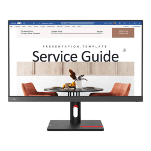 Lenovo ThinkVision S24i-30 Monitor (1920x1080) IPS Display, FHD Resolution, 100Hz Refresh Rate, 4ms (Extreme Mode) Response Time, 16.7m Color Support, Anti-Glare Feature -  Black